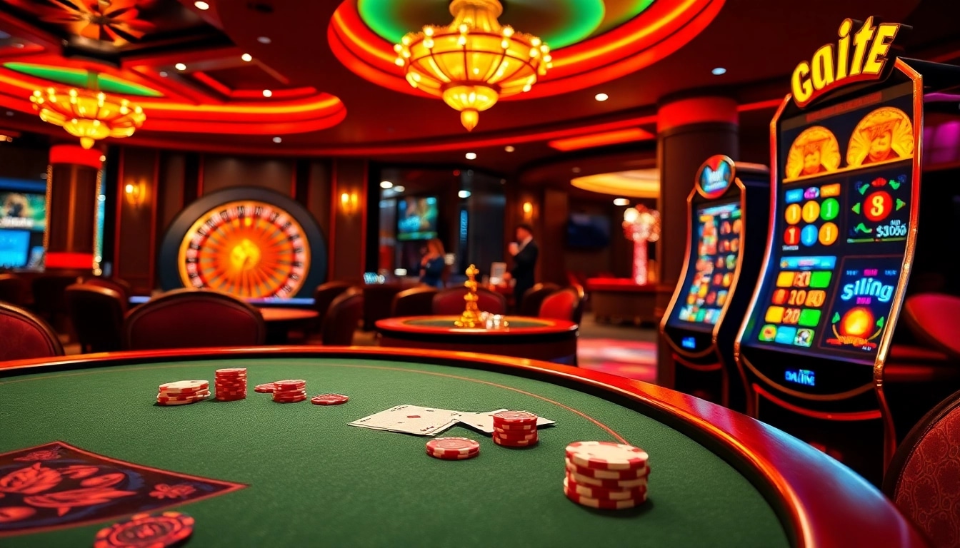 Experience the excitement at gg88.archi with vibrant casino tables and engaging gaming interfaces.