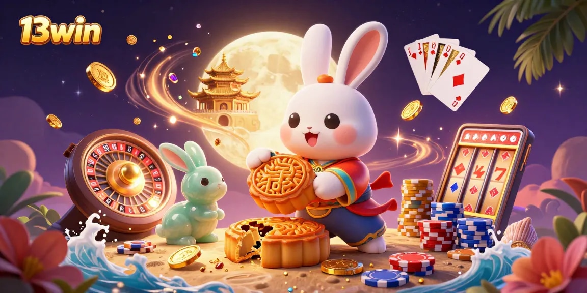 Experience thrilling gaming at 13win with vibrant casino elements and unique characters