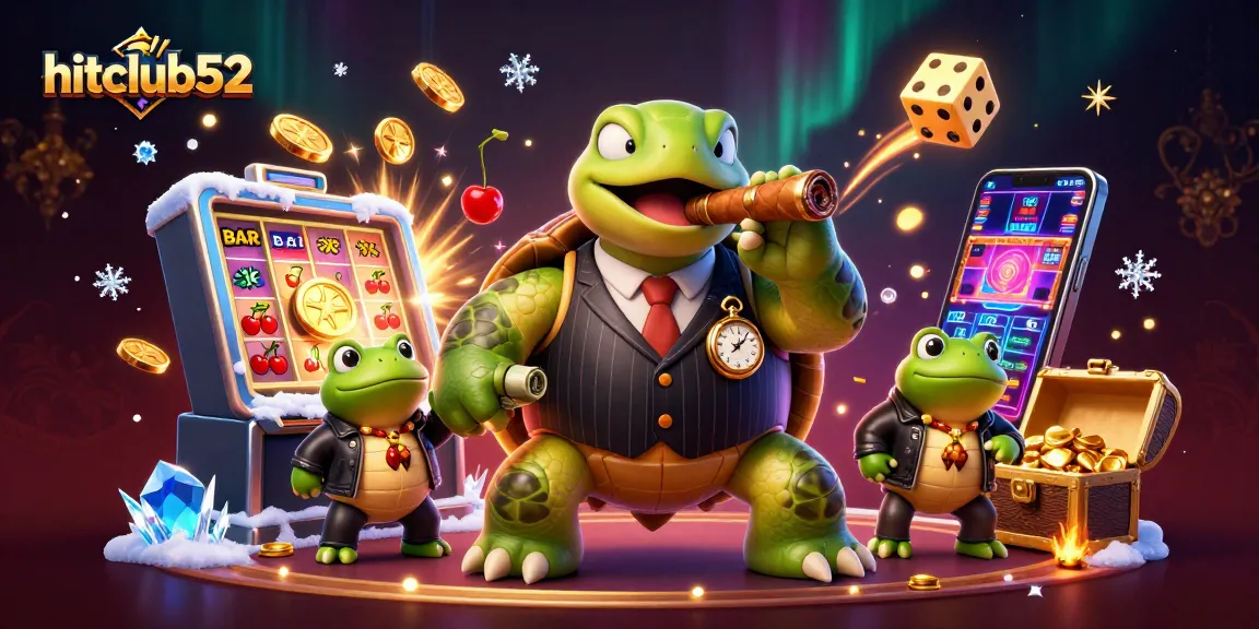 Experience excitement at hitclub52 with colorful casino game elements and daring cartoon characters.