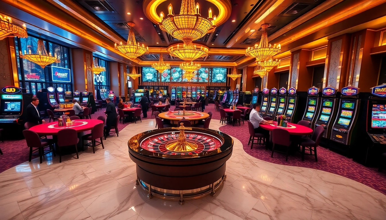 8kbet offers captivating casino games with vibrant roulette wheels and luxury poker tables.