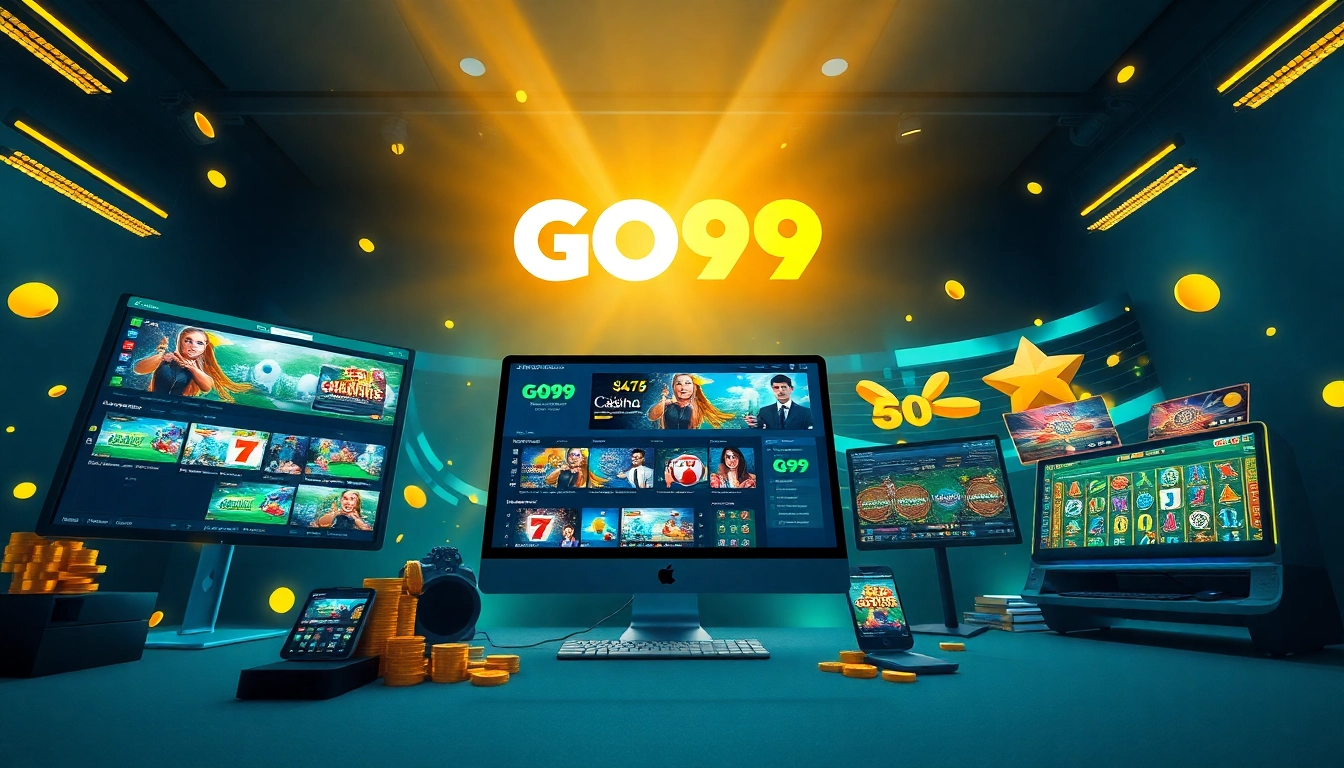 Exciting GO99 online gaming environment showcasing sports betting and live casino.