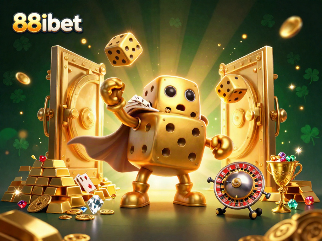 88ibet excitement visualizes dynamic gaming elements and rich casino aesthetics.