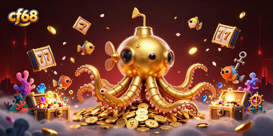 Experience thrilling gaming with cf68 in a vibrant underwater casino world.