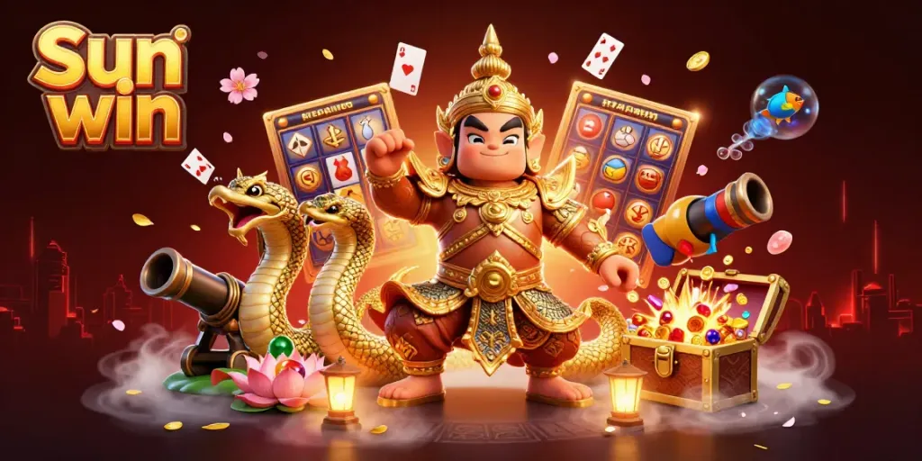 Unleash your luck with Sun win at the vibrant gaming paradise featuring golden treasures and exciting slot games.