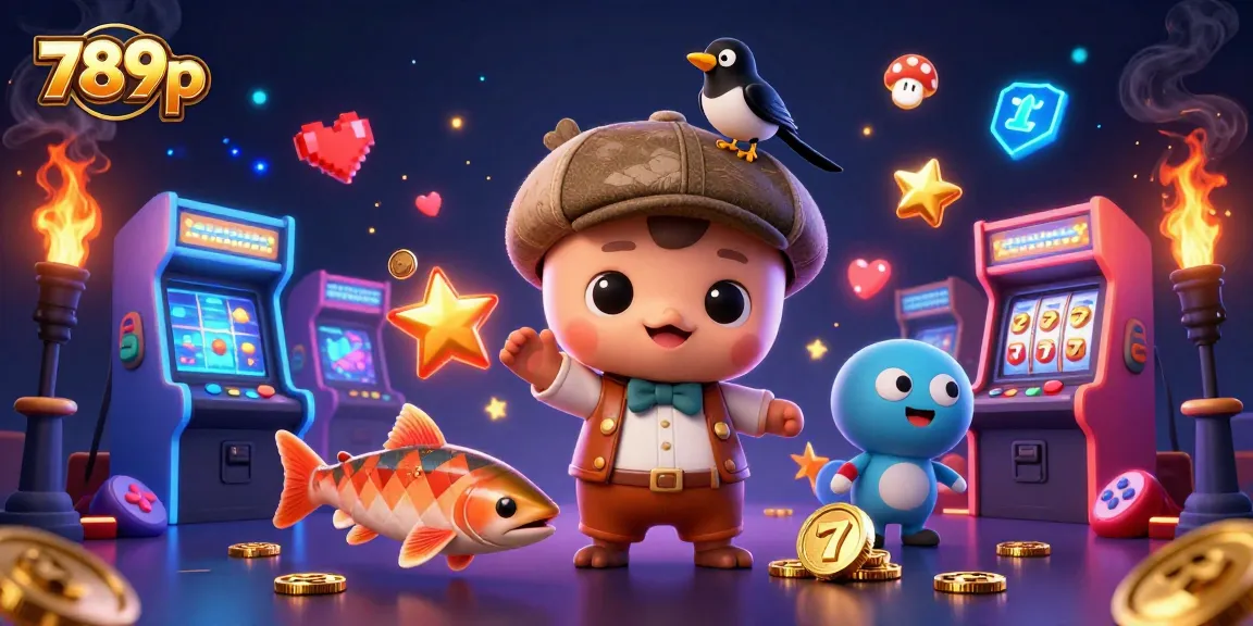 Experience thrilling wins with 789p's vibrant casino game scene featuring unique characters and dynamic elements.