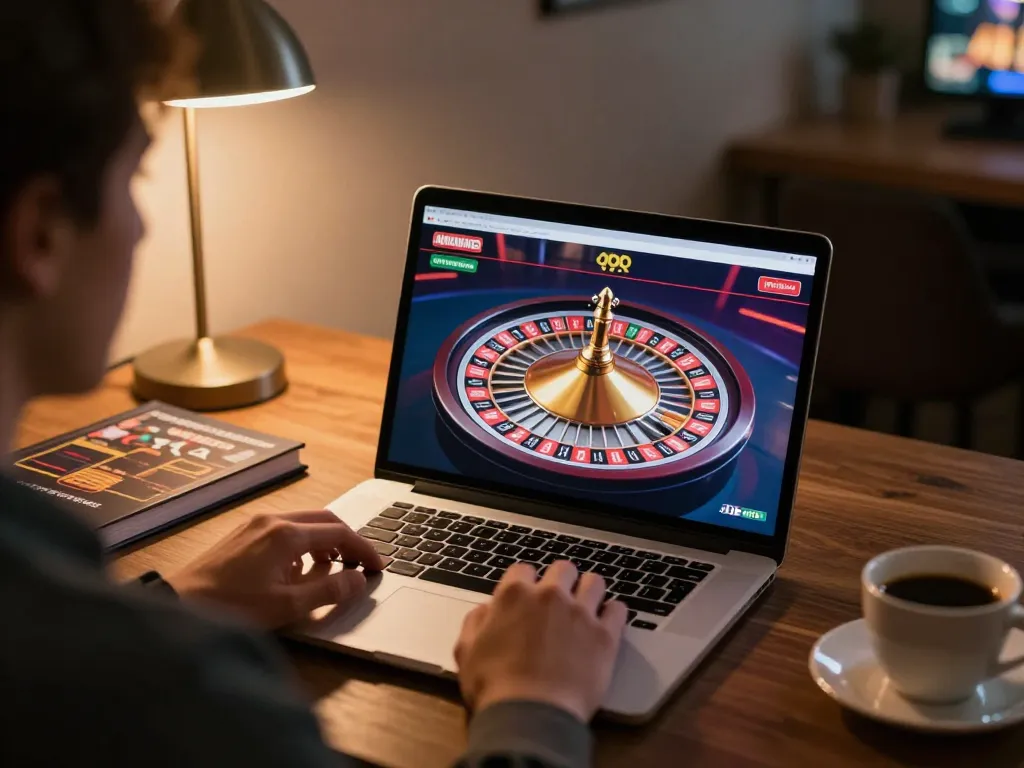 Engaging with the online casino experience on 566 at home with live dealer roulette