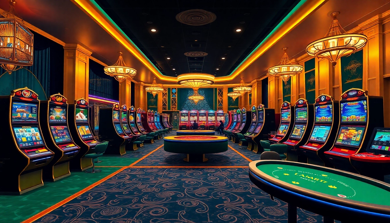NOHU online gaming casino with diverse games and vibrant atmosphere