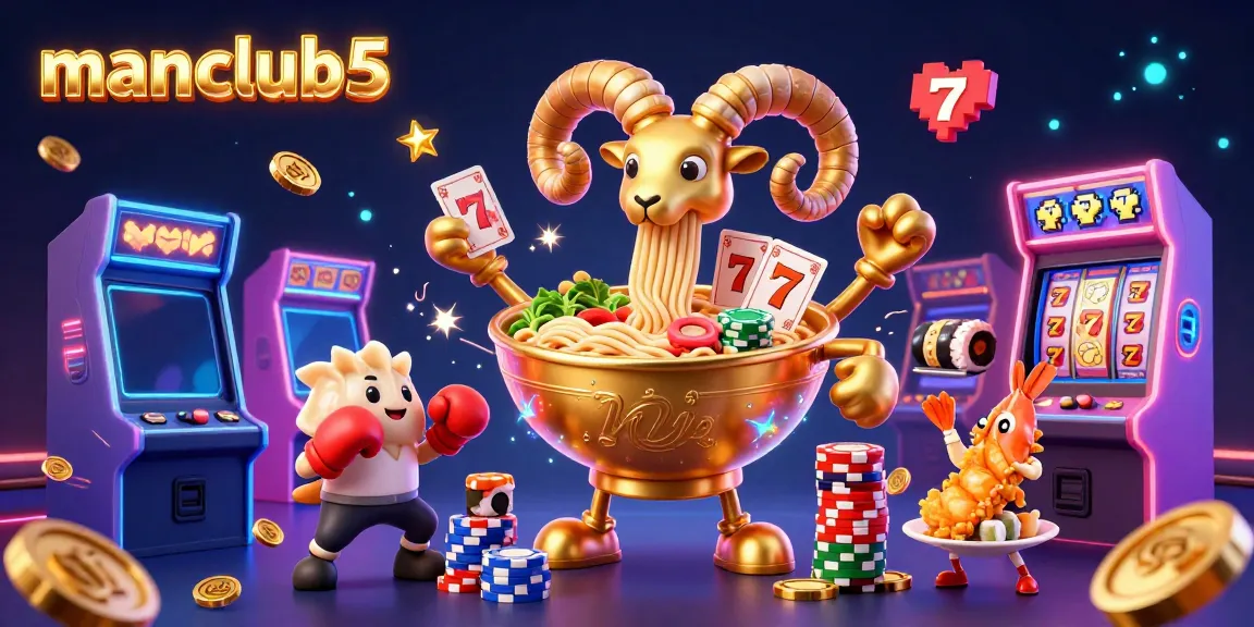Engage in gaming strategy with manclub5 featuring dynamic characters in a vibrant casino scene.