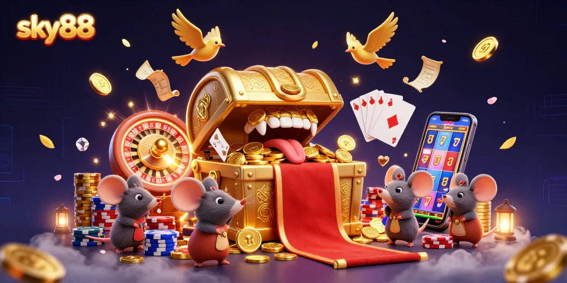 Engage with sky88 for exciting gaming riches, featuring 3D casino elements and vibrant action.
