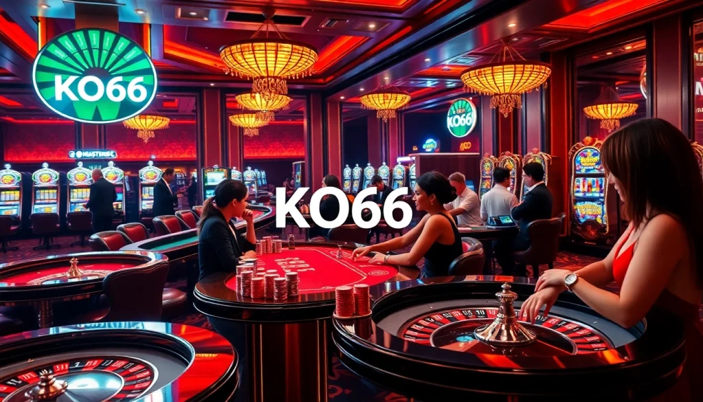 Các người chơi tham gia vào trò chơi cờ bạc chiến lược tại các bàn casino KO66, thể hiện những khoảnh khắc hồi hộp.