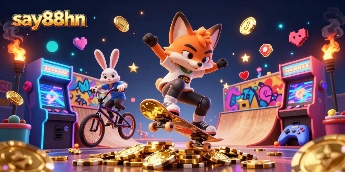 Experience thrilling gaming with say88hn featuring a dynamic casino scene of excitement.