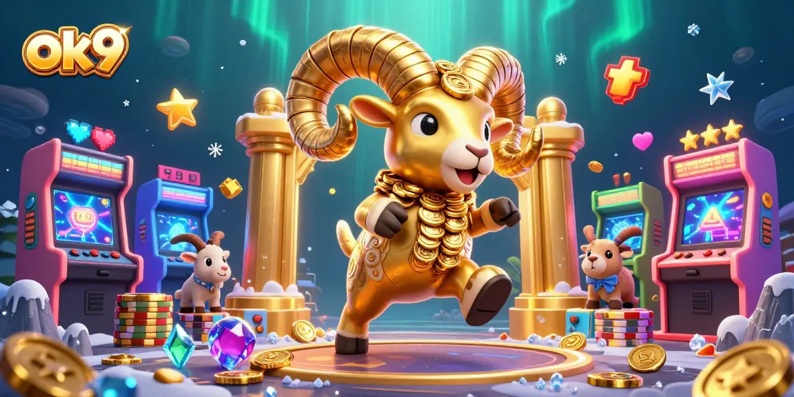 Win big with ok9 in an exciting 3D casino world filled with golden rewards and vibrant game elements.
